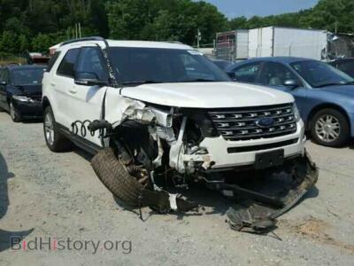 2016 Ford EXPLORER EXPLORER X, white — VIN 1FM5K8D86GGA33080, Copart