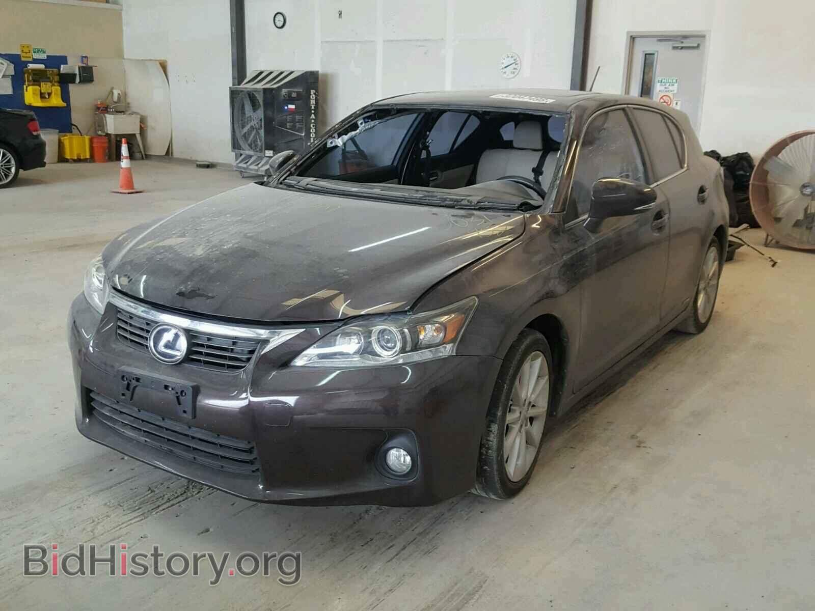 2011 LEXUS CT 200 - VIN: JTHKD5BH6B2031952 - Фото 2