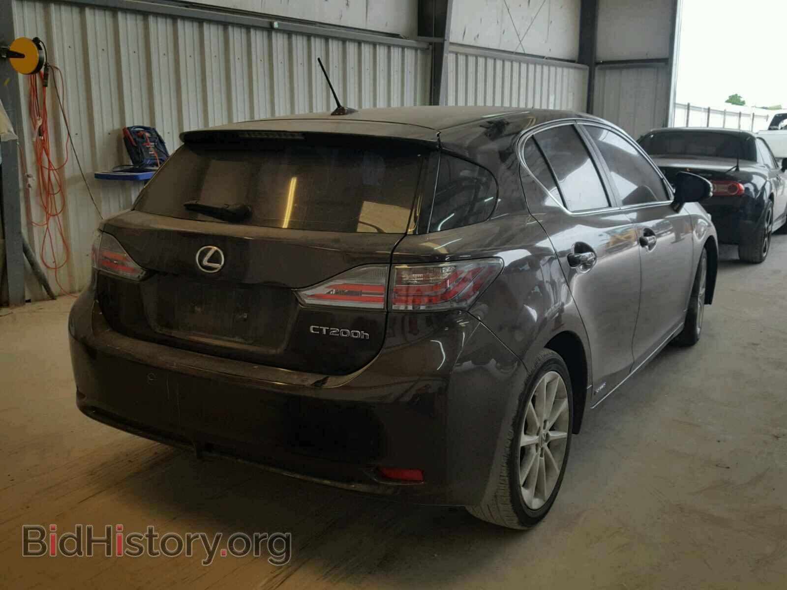 2011 LEXUS CT 200 - VIN: JTHKD5BH6B2031952 - Фото 4