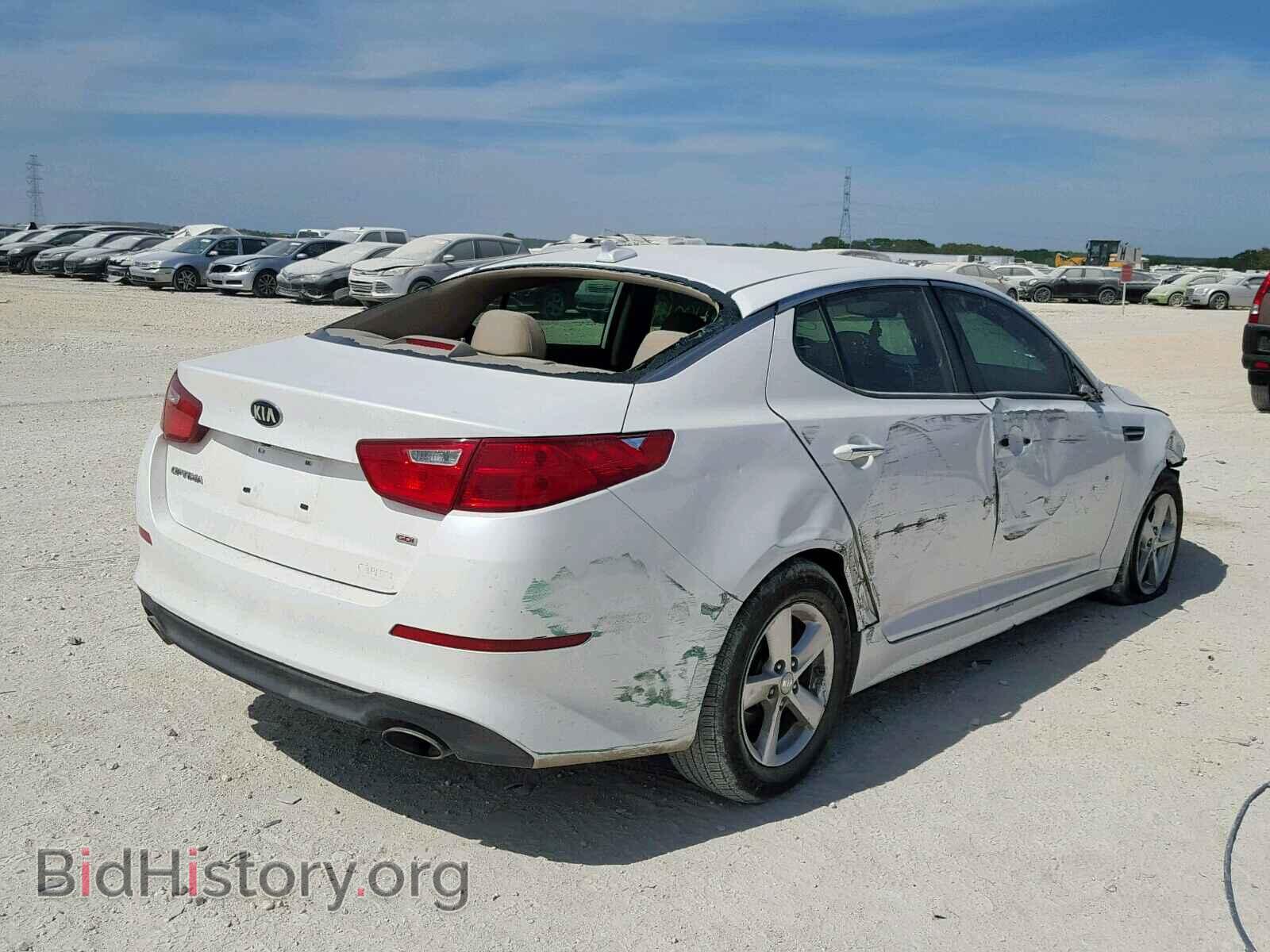 2015 KIA OPTIMA LX - VIN: KNAGM4A78F5577860 - Фото 4