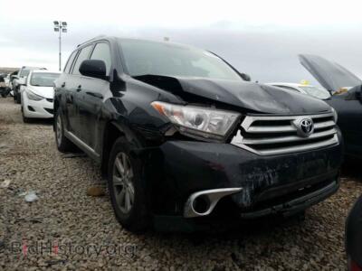 2012 Toyota HIGHLANDER, black — VIN 5TDBK3EHXCS103270, Copart