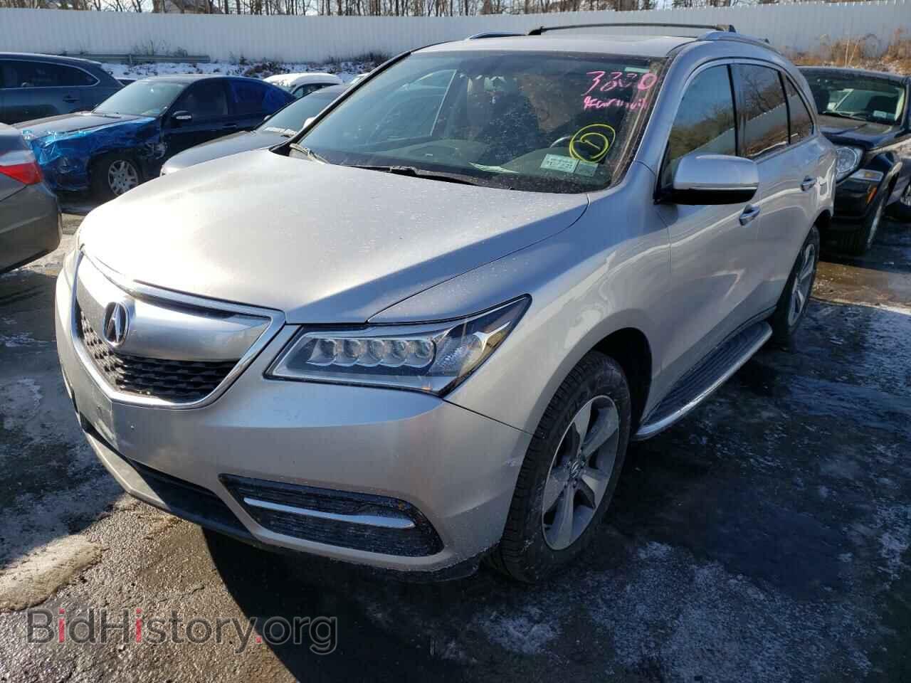2014 ACURA MDX - VIN: 5FRYD4H28EB003322 - Фото 2