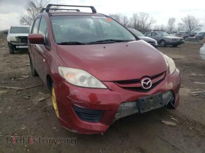 2009 Mazda 5, red — VIN JM1CR293890327741, Copart