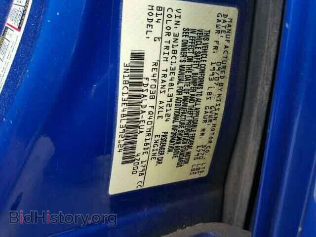 2008 NISSAN VERSA - VIN: 3N1BC13E48L392124 - Фото 10