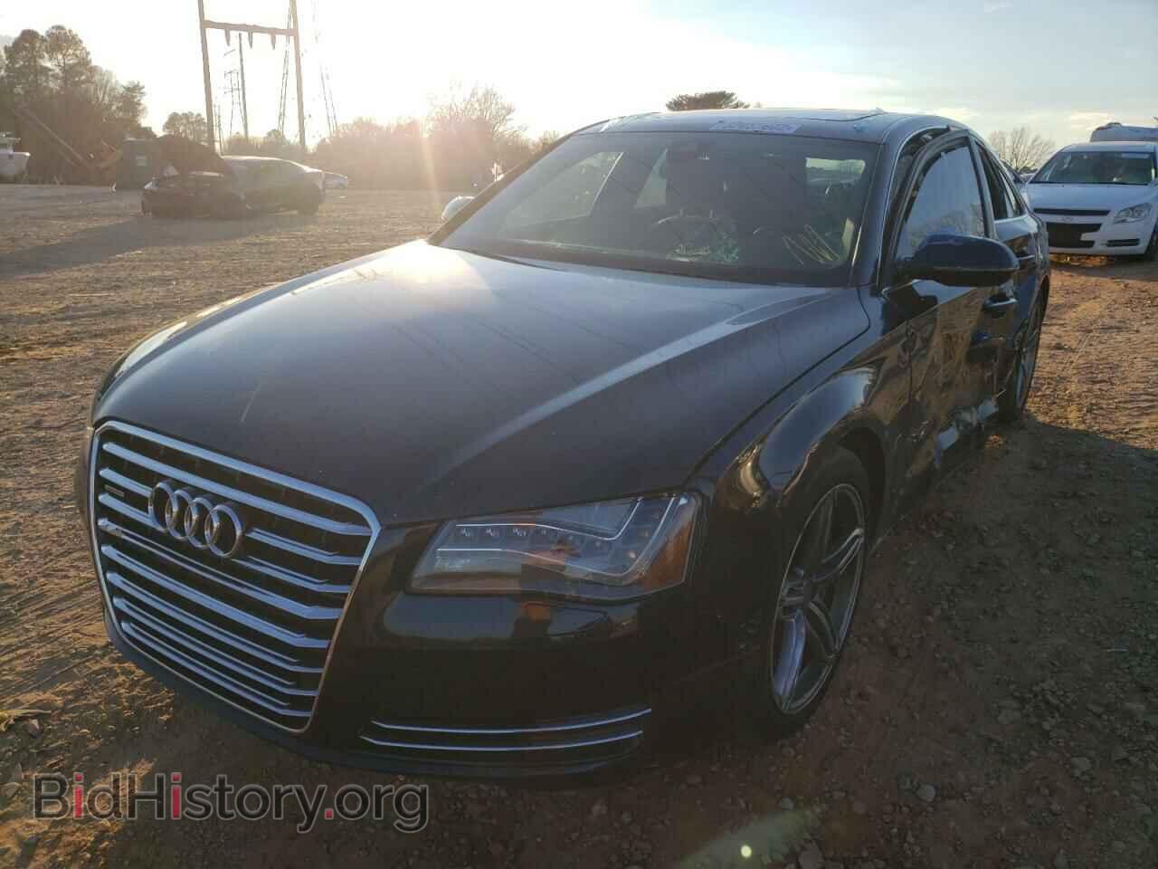2013 AUDI A8 - VIN: WAUR2AFD0DN023897 - Фото 2