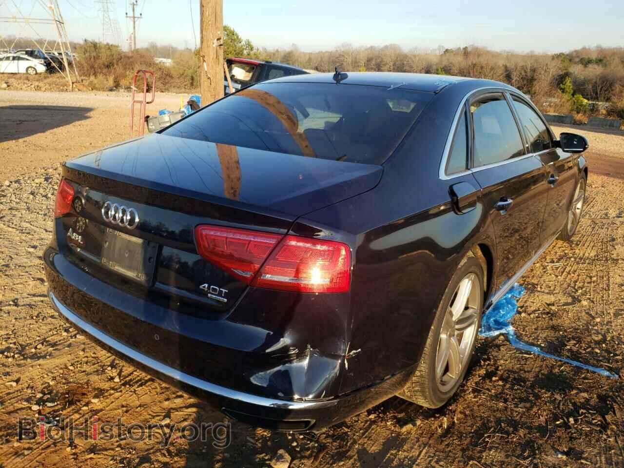 2013 AUDI A8 - VIN: WAUR2AFD0DN023897 - Фото 4