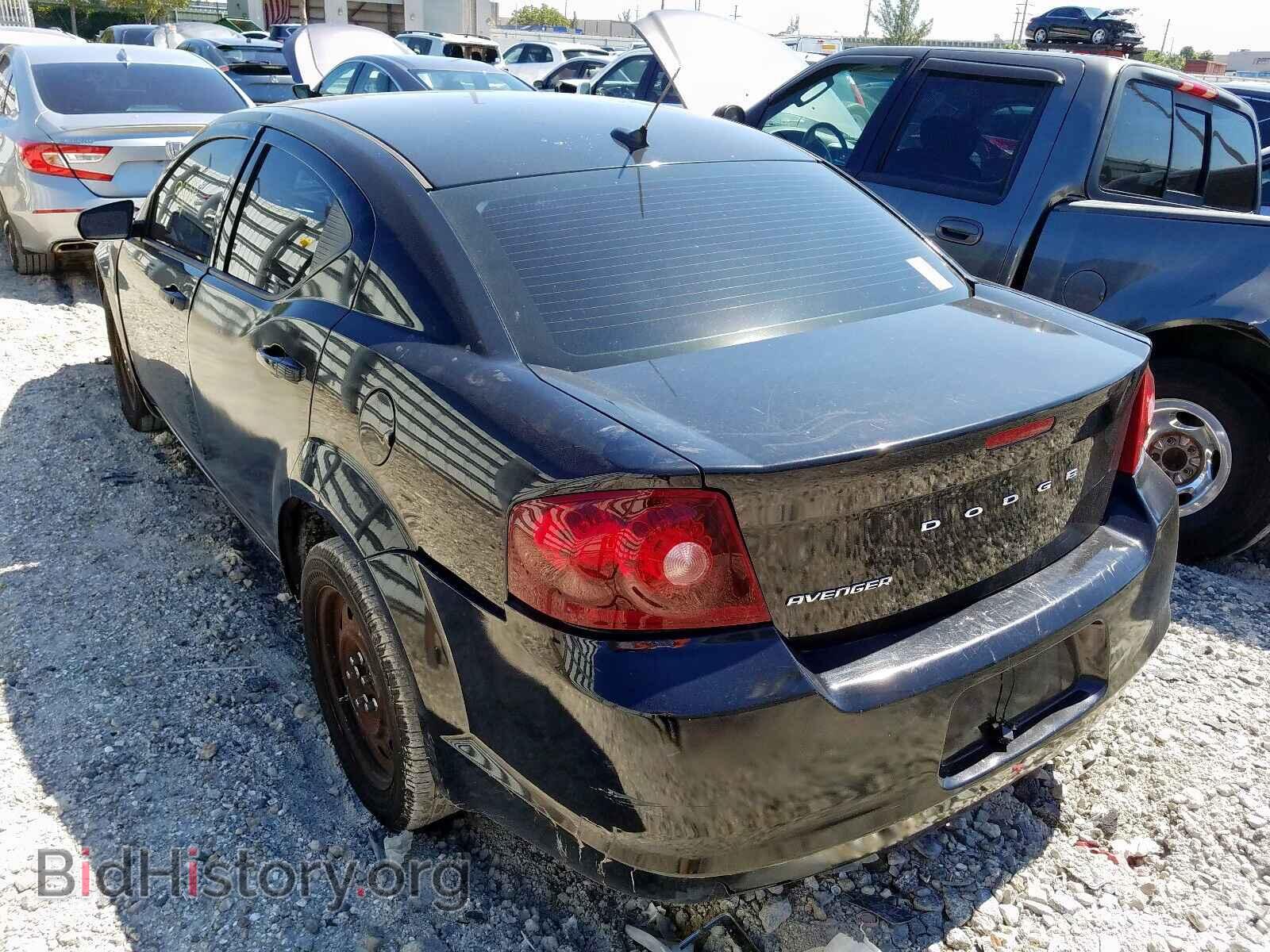 2014 DODGE AVENGER - VIN: 1C3CDZAB5EN190687 - Фото 3