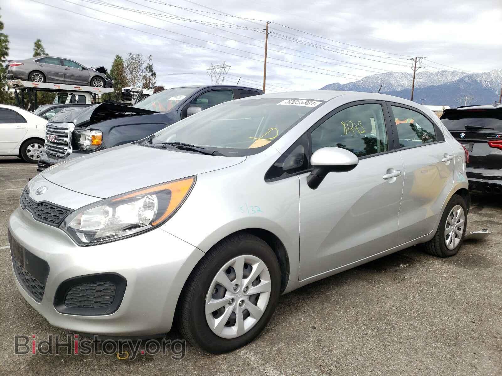 2012 KIA RIO - VIN: KNADM5A35C6013157 - Фото 2