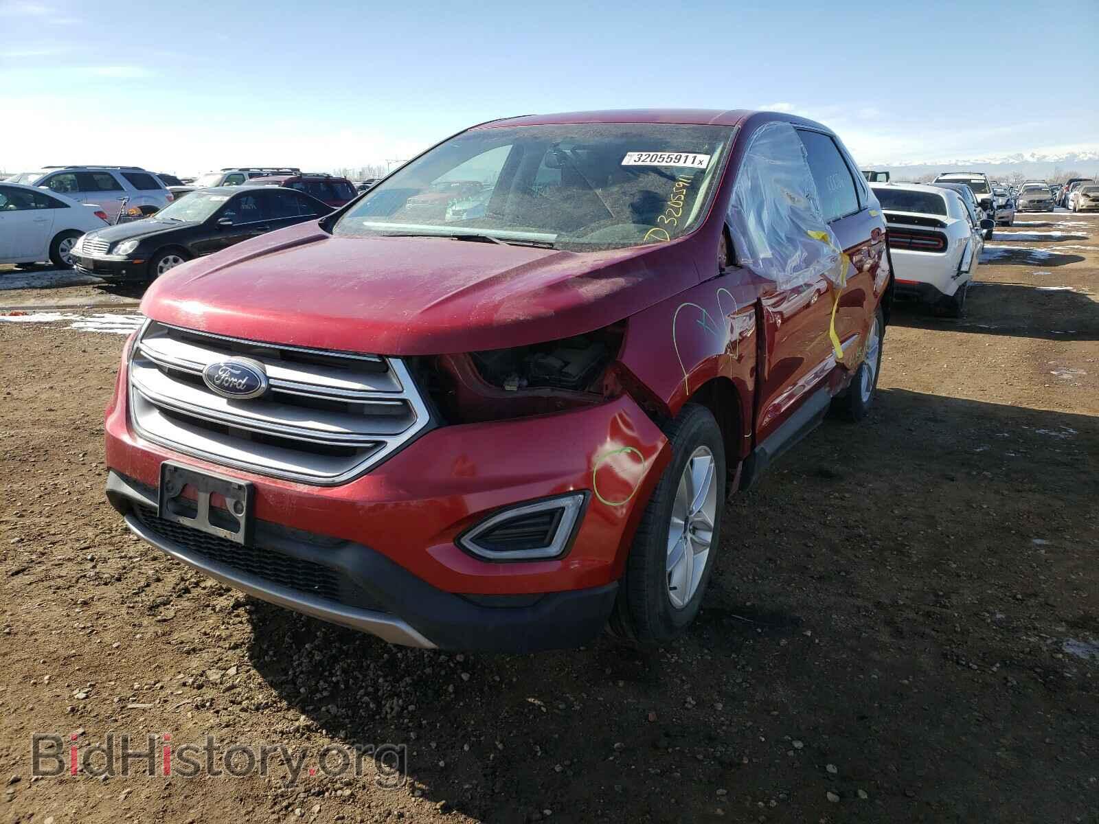 2016 FORD EDGE - VIN: 2FMPK4J92GBB78381 - Фото 2
