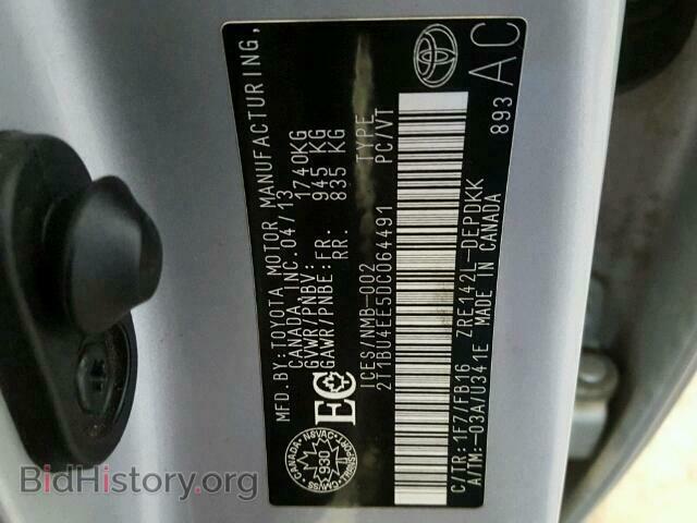 2013 TOYOTA COROLLA BA - VIN: 2T1BU4EE5DC064491 - Фото 10
