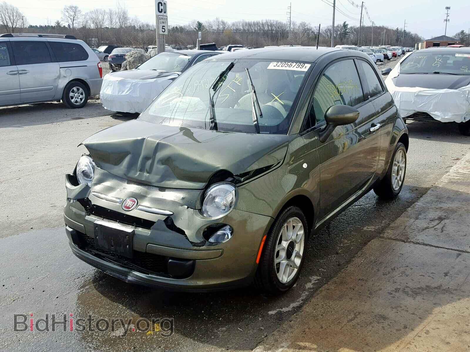 2015 FIAT 500 - VIN: 3C3CFFAR1FT625714 - Фото 2