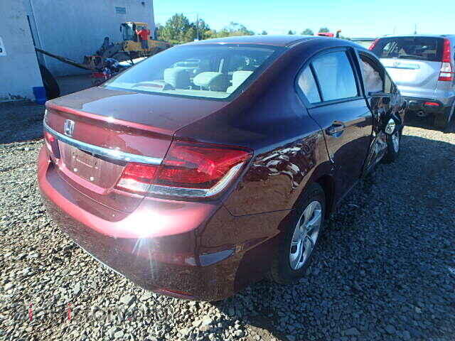 2013 HONDA CIVIC - VIN: 19XFB2F50DE278431 - Фото 4