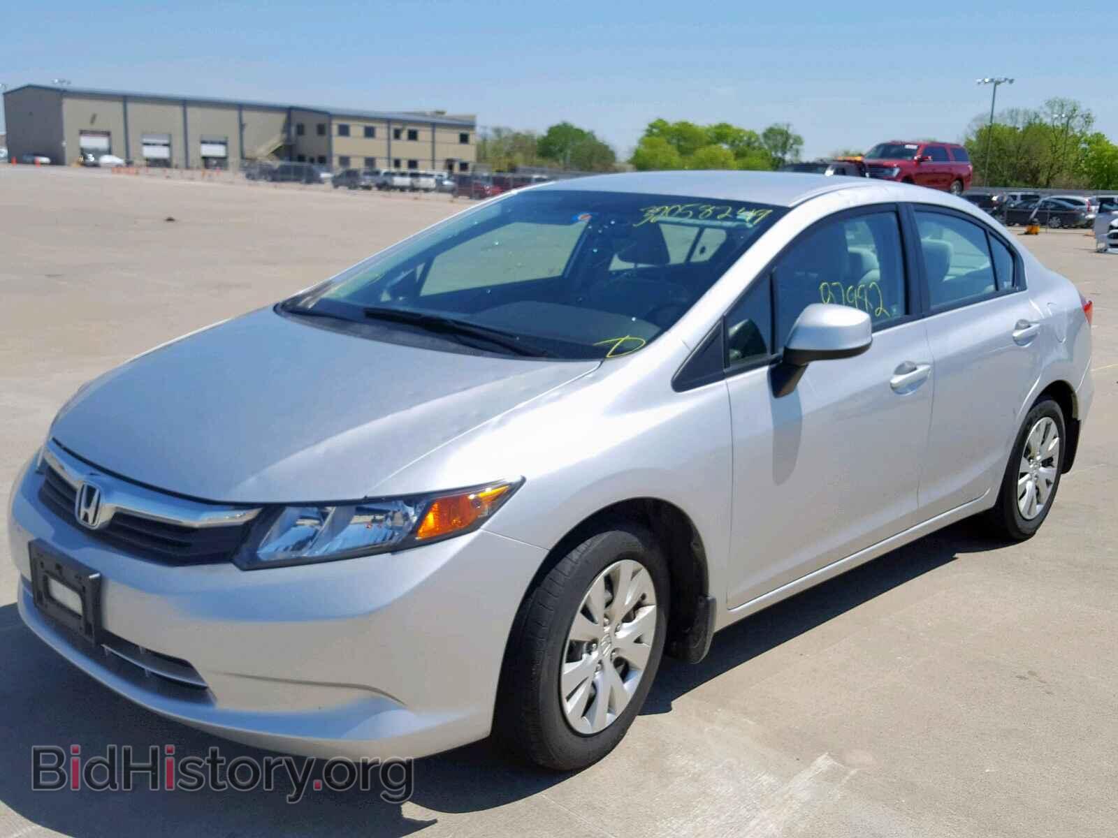 2012 HONDA CIVIC LX - VIN: 19XFB2F59CE018835 - Фото 2