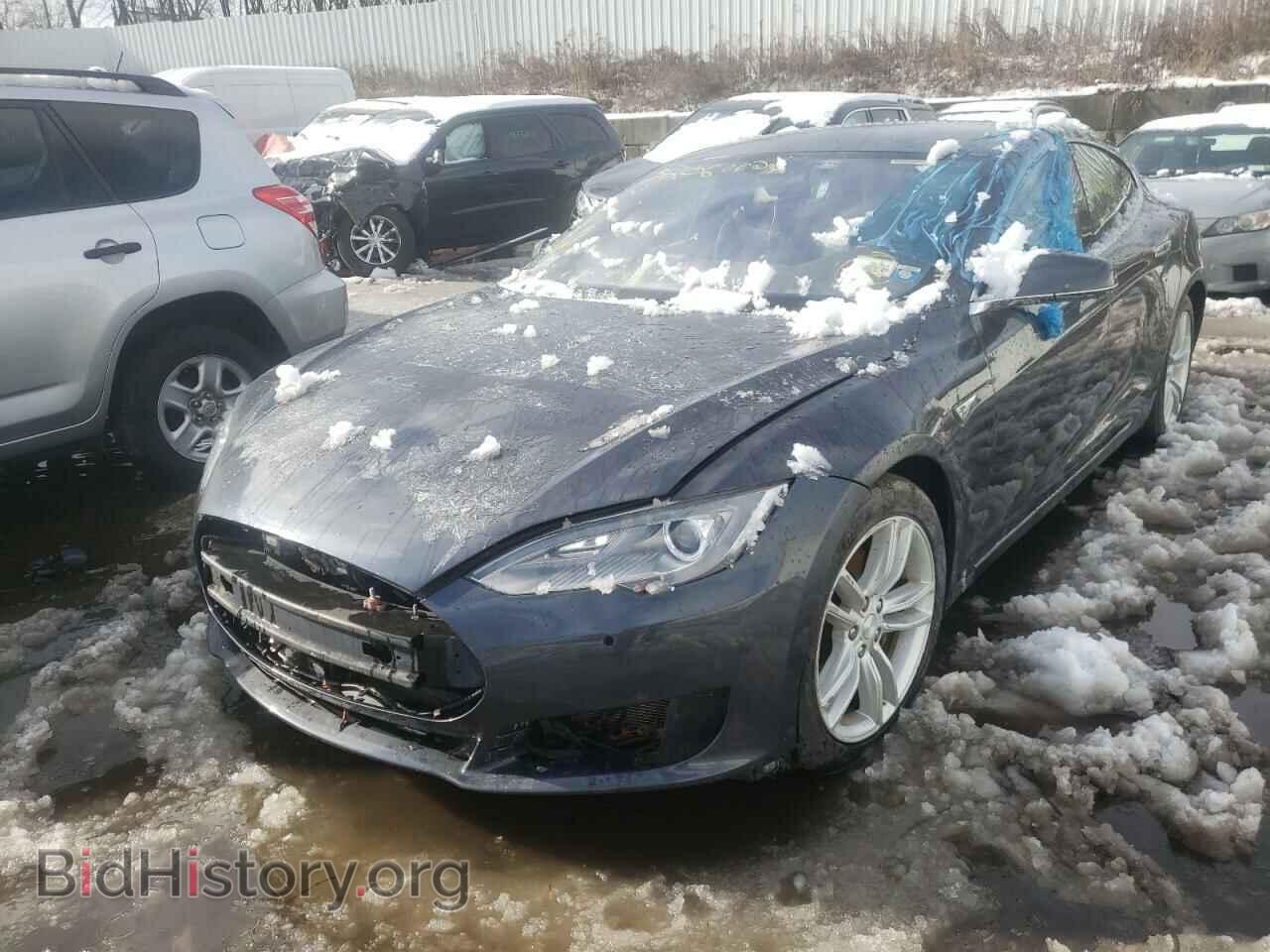 2015 TESLA MODEL S - VIN: 5YJSA1E2XFF107380 - Фото 2