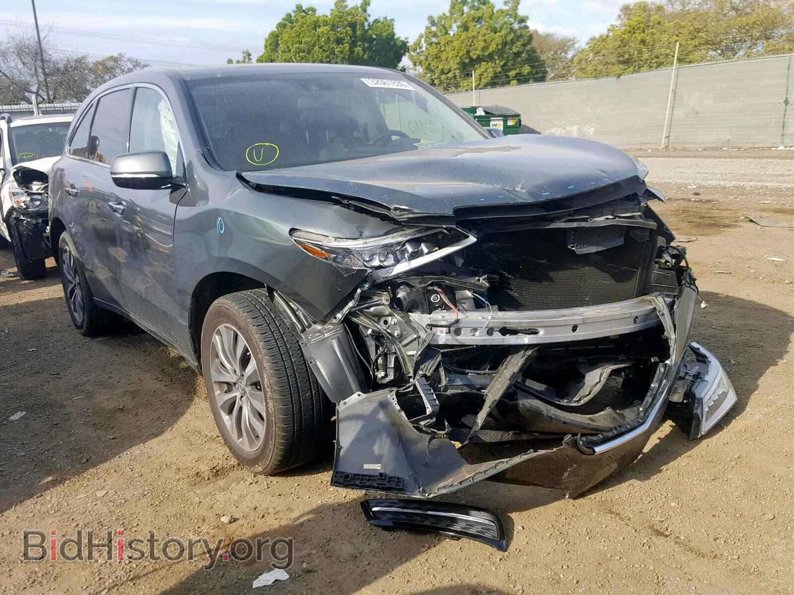 Photo 5FRYD3H44FB013004 - ACURA MDX 2015