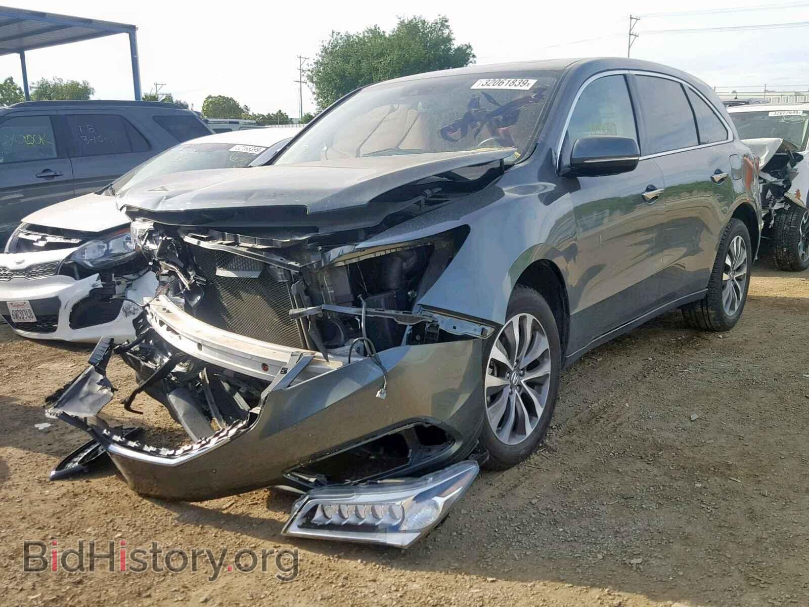 2015 ACURA MDX - VIN: 5FRYD3H44FB013004 - Фото 2