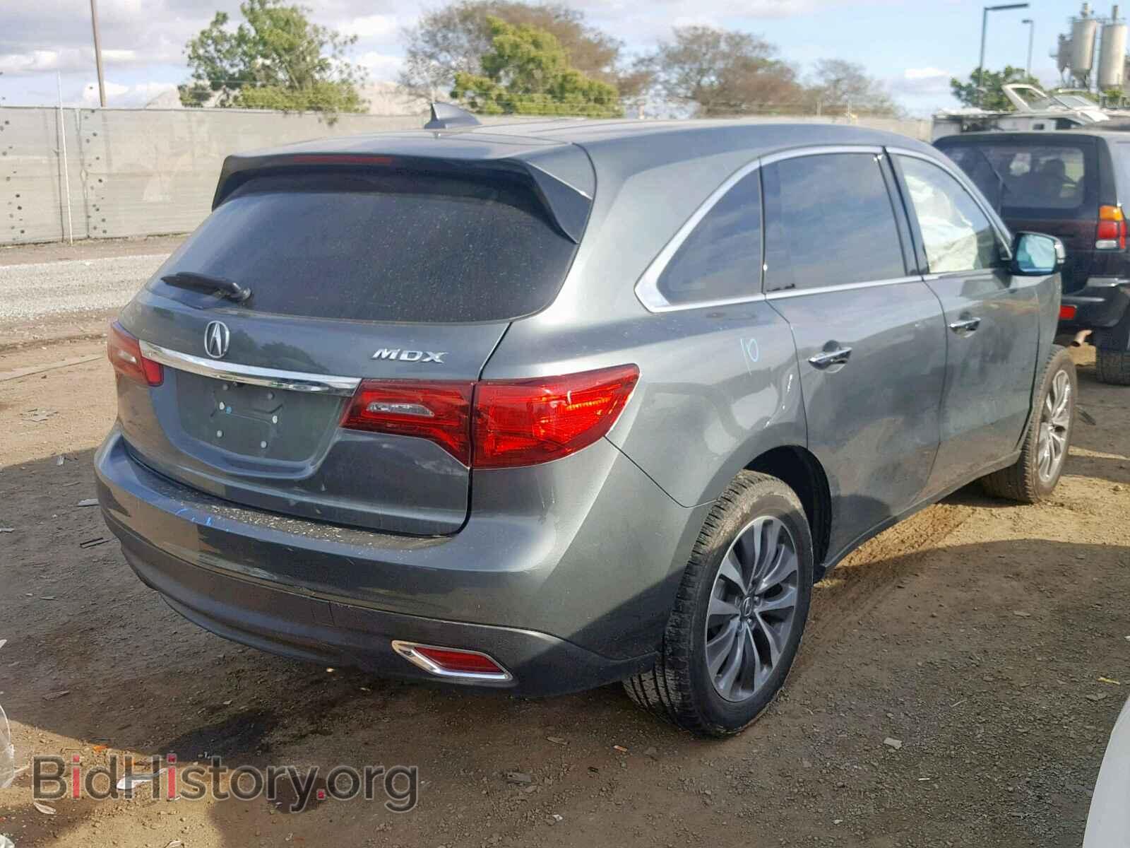 2015 ACURA MDX - VIN: 5FRYD3H44FB013004 - Фото 4