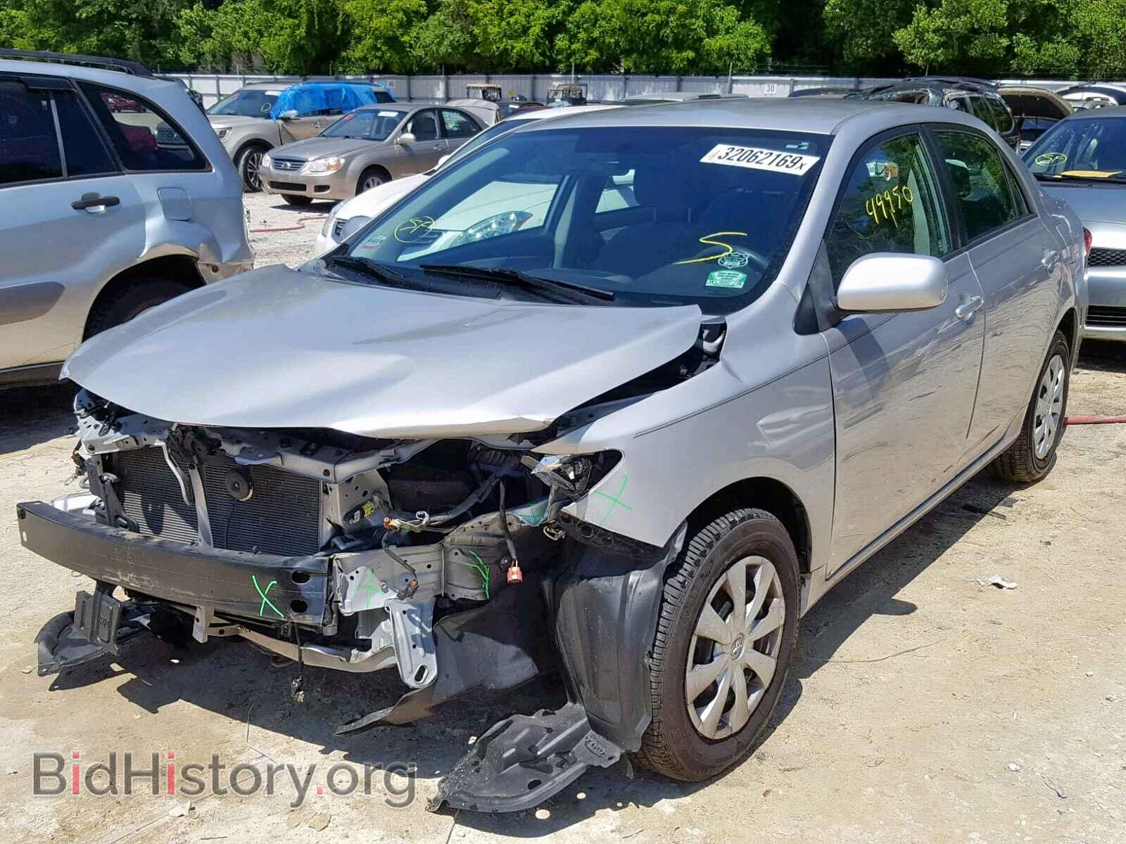2011 TOYOTA COROLLA BA - VIN: 2T1BU4EE2BC723382 - Фото 2