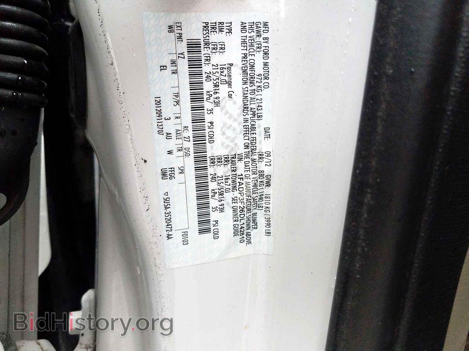 2013 FORD FOCUS - VIN: 1FADP3F26DL142810 - Photo 10