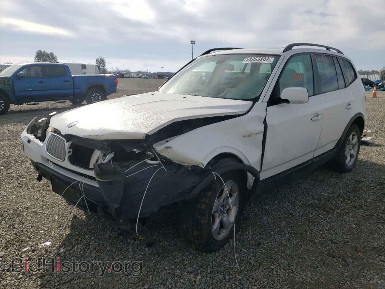 2007 BMW X3 - VIN: WBXPC93487WF25569 - Фото 2