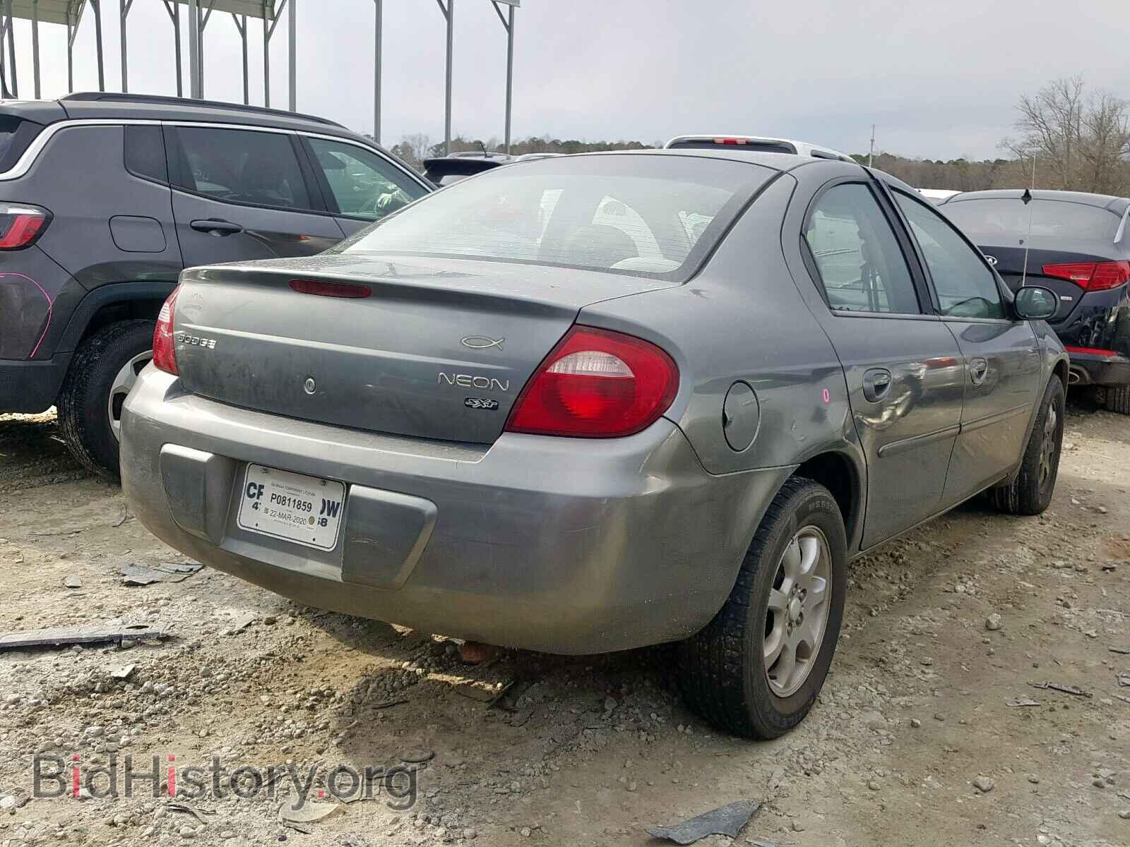 2005 DODGE NEON - VIN: 1B3ES56C85D231681 - Фото 4