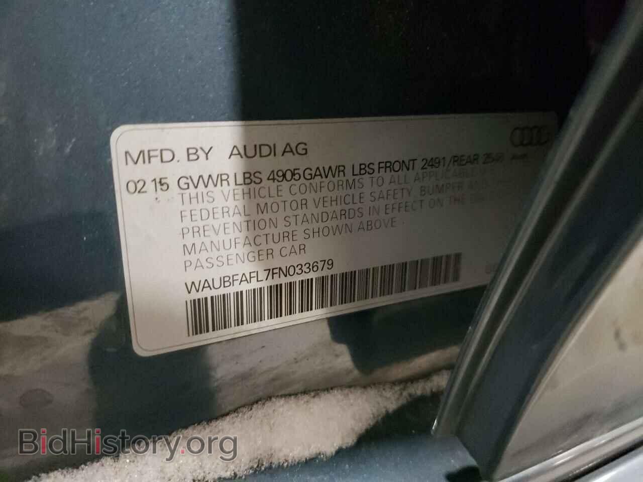 2015 AUDI A4 - VIN: WAUBFAFL7FN033679 - Фото 10
