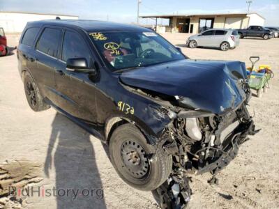 2016 Dodge DURANGO DURANGO R/, черный — VIN 1C4SDHCT0GC437393, Copart