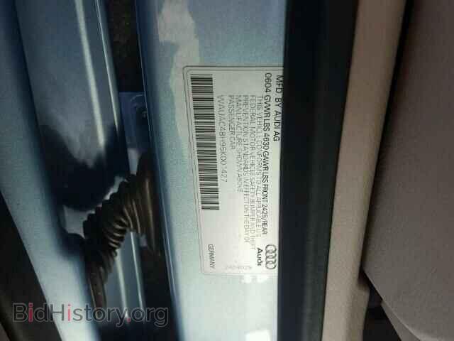 2005 AUDI A4 - VIN: WAUAC48H95K001427 - Фото 10