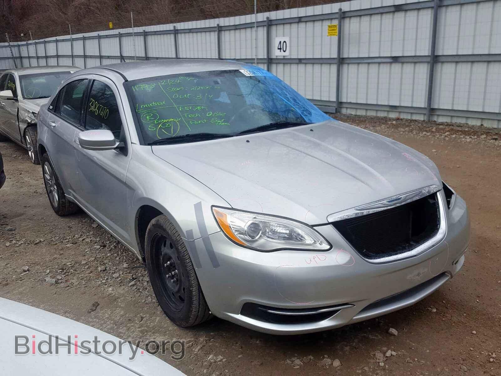Фотография 1C3CCBAB3CN172275 - CHRYSLER 200 2012