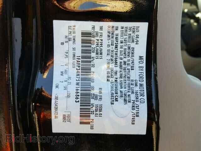 2005 FORD FOCUS - VIN: 1FAFP34N75W166863 - Photo 10