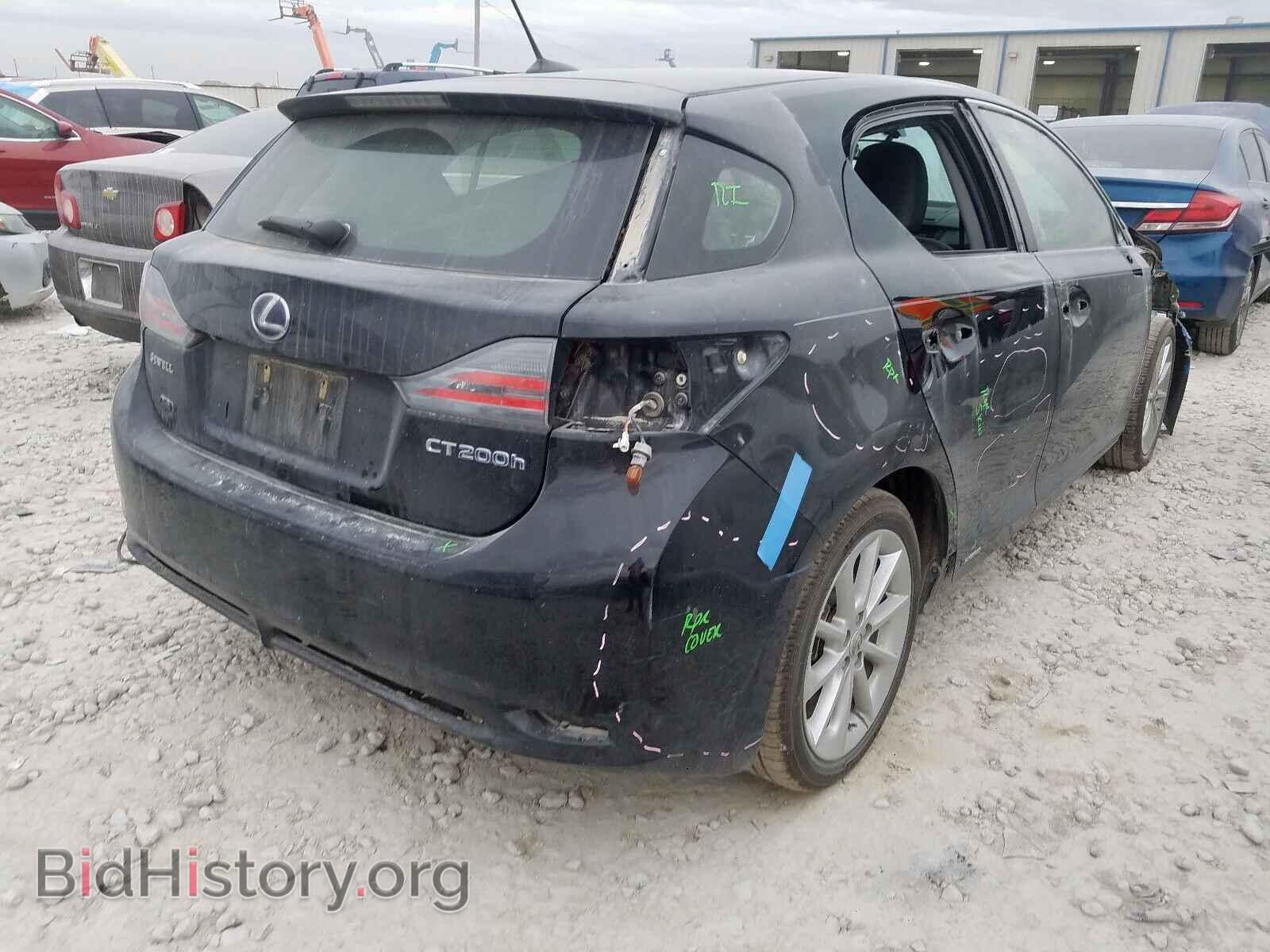 2013 LEXUS CT 200 - VIN: JTHKD5BH8D2155482 - Фото 4