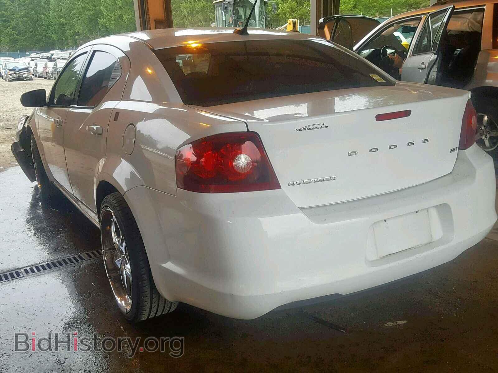 2013 DODGE AVENGER - VIN: 1C3CDZCB9DN625397 - Фото 3