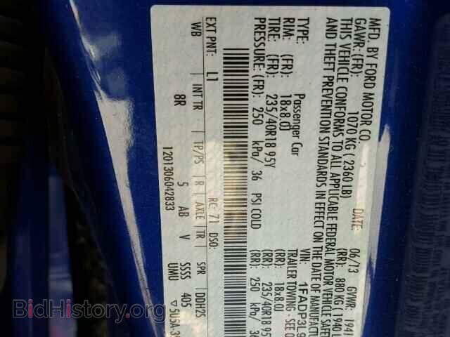 2013 FORD FOCUS - VIN: 1FADP3L94DL363050 - Photo 10