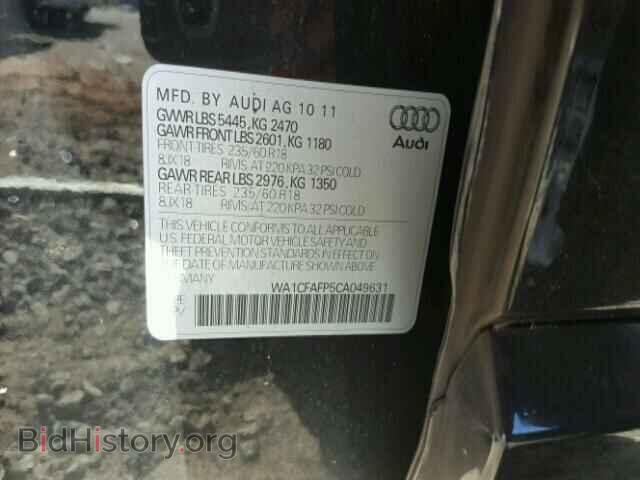 2012 AUDI Q5 - VIN: WA1CFAFP5CA049631 - Photo 10