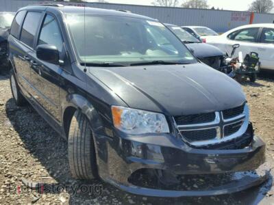 2013 Dodge CARAVAN Grand Cara, black — VIN 2C4RDGCG5DR790954, Copart