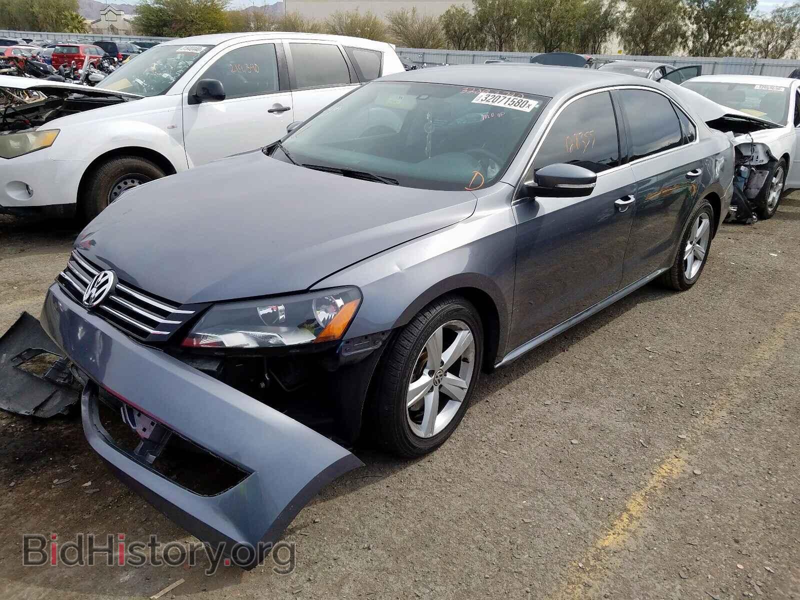 2014 VOLKSWAGEN PASSAT - VIN: 1VWBP7A32EC007086 - Фото 2