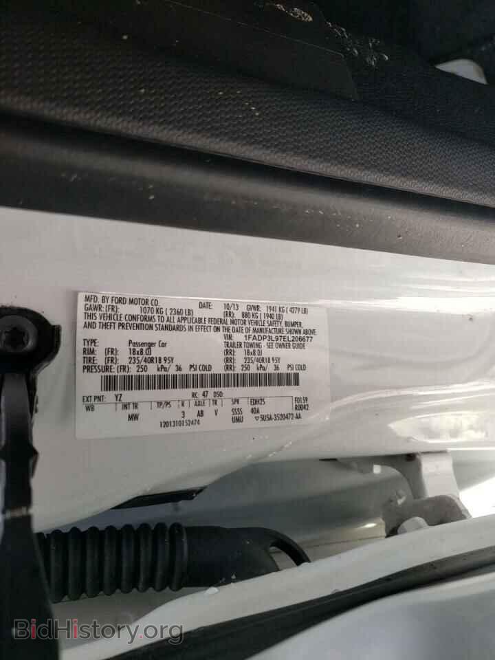 2014 FORD FOCUS - VIN: 1FADP3L97EL206677 - Фото 10