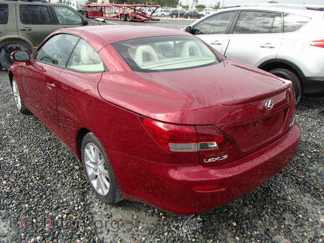 2010 LEXUS IS250 - VIN: JTHFF2C2XA2512547 - Фото 3