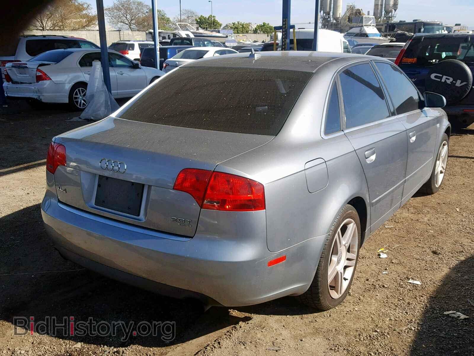 2007 AUDI A4 - VIN: WAUDF78E37A106940 - Фото 4