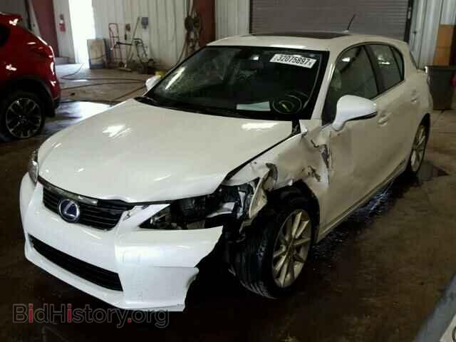 2012 LEXUS CT 200 - VIN: JTHKD5BH6C2081932 - Фото 2