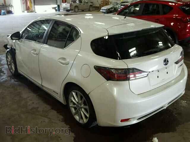 2012 LEXUS CT 200 - VIN: JTHKD5BH6C2081932 - Фото 3