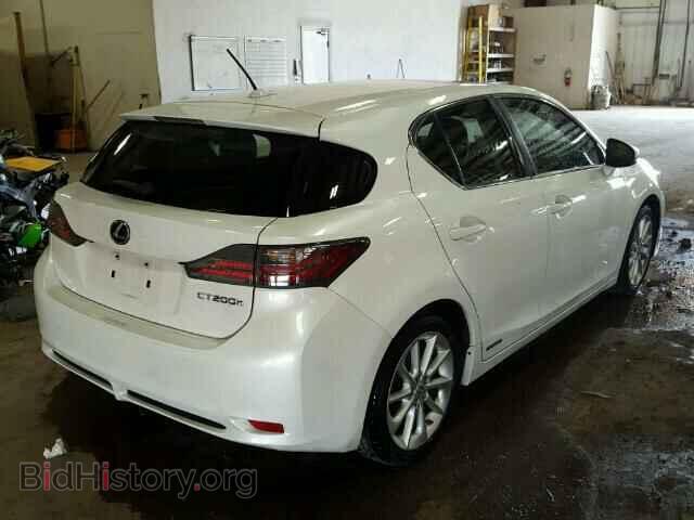 2012 LEXUS CT 200 - VIN: JTHKD5BH6C2081932 - Фото 4