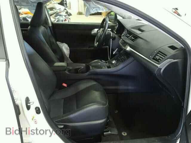 2012 LEXUS CT 200 - VIN: JTHKD5BH6C2081932 - Фото 5