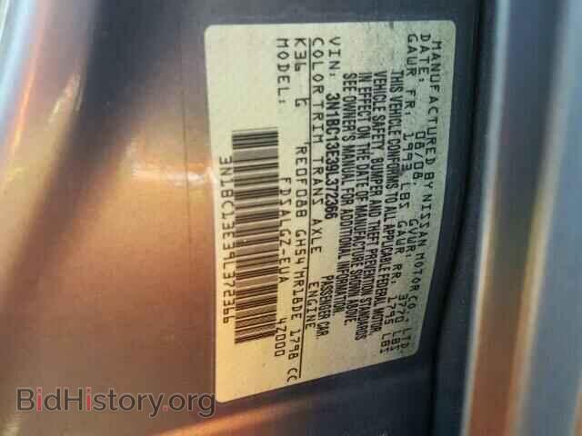 2009 NISSAN VERSA - VIN: 3N1BC13E39L372366 - Фото 10