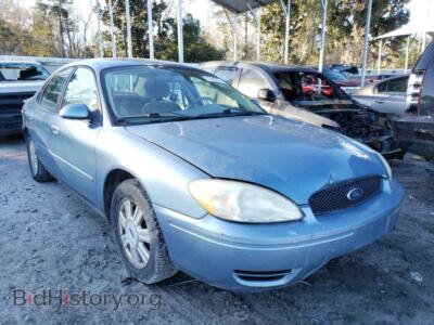 2007 Ford TAURUS Taurus SEL, blue — VIN 1FAFP56U07A204935, Copart