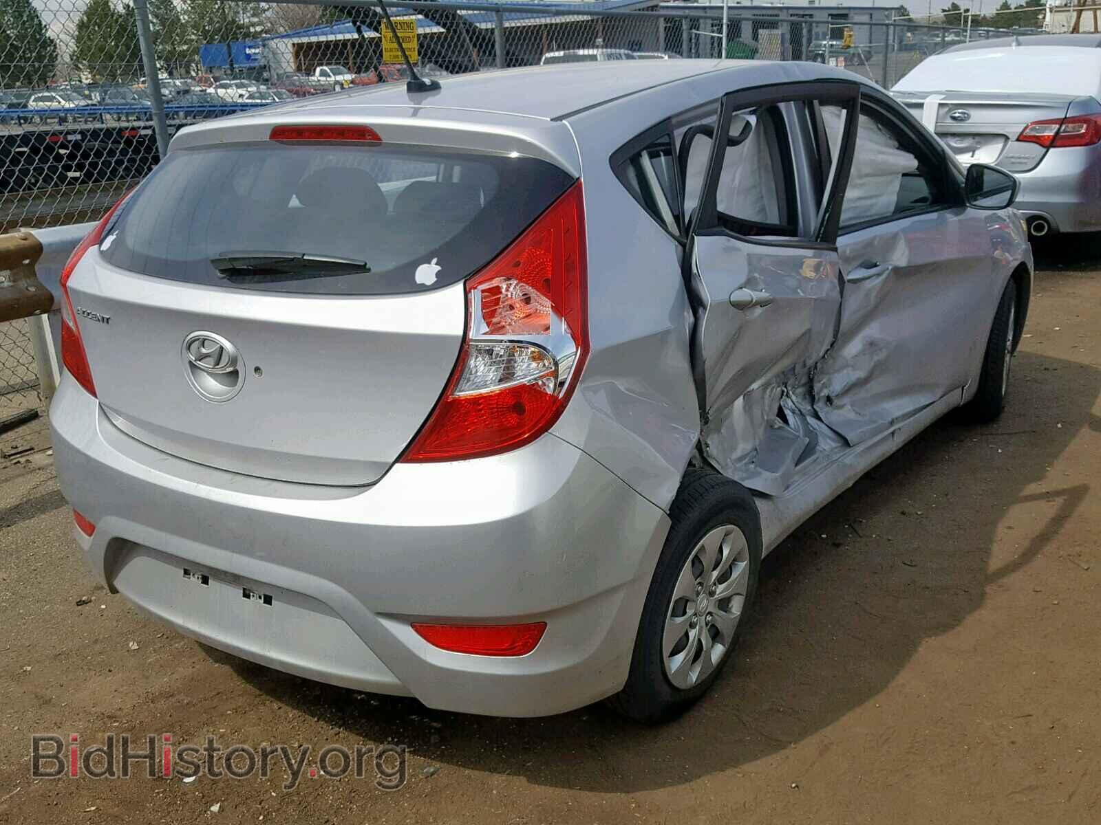 2017 HYUNDAI ACCENT - VIN: KMHCT5AE7HU337650 - Фото 4