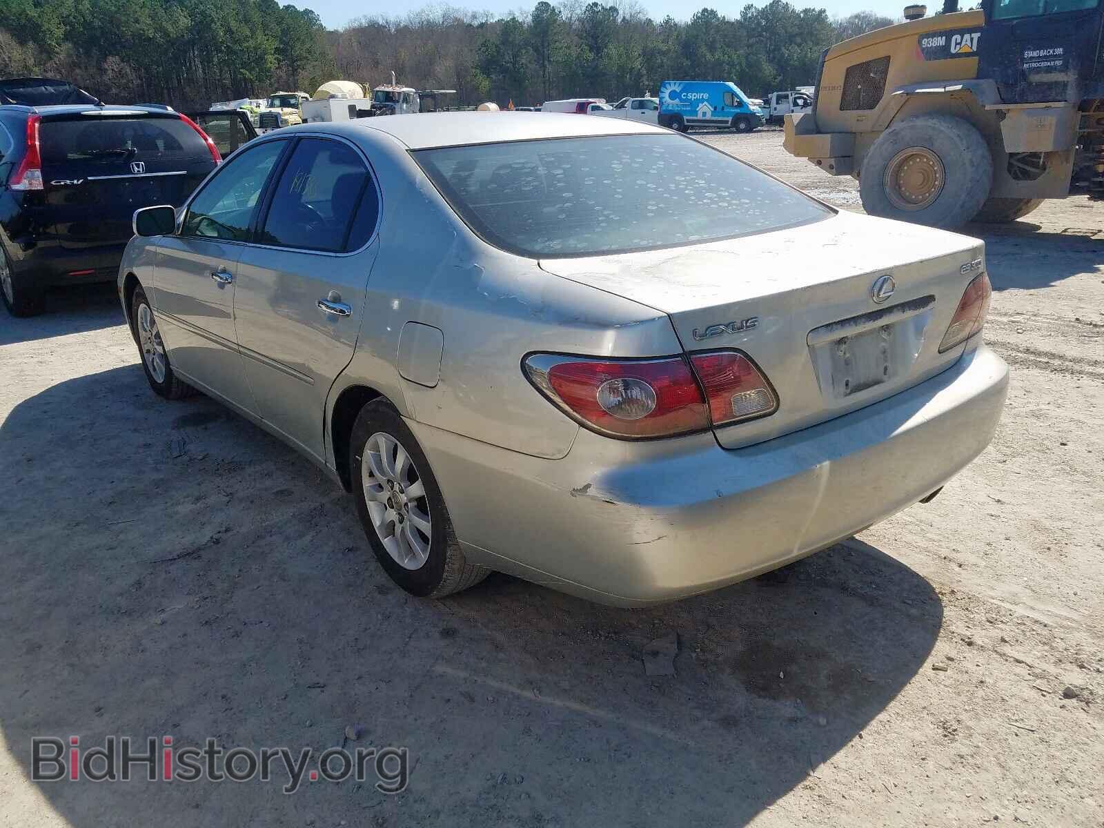 2003 LEXUS ES300 - VIN: JTHBF30G030142485 - Фото 3