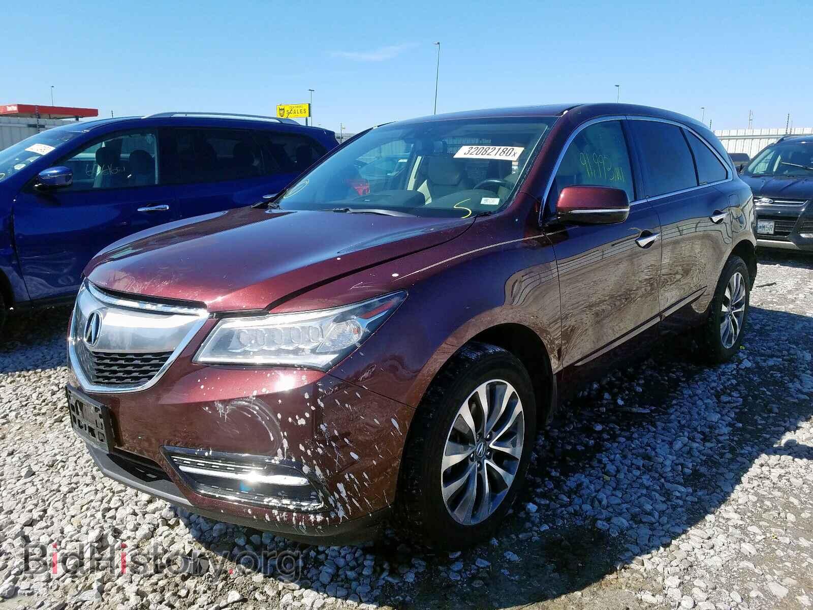 2014 ACURA MDX - VIN: 5FRYD4H69EB046862 - Фото 2