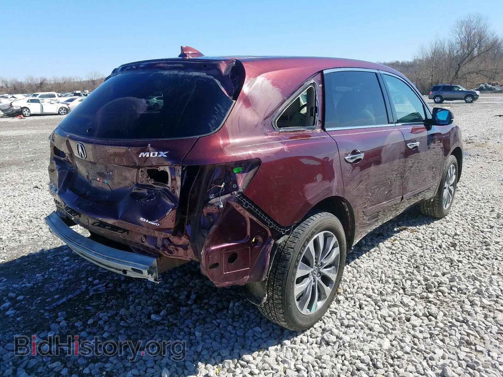 2014 ACURA MDX - VIN: 5FRYD4H69EB046862 - Фото 4
