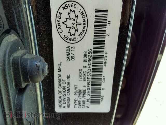2013 HONDA CIVIC - VIN: 2HGFB2F57DH036256 - Фото 10